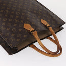 LOUIS VUITTON Monogram Sac Plat Hand Bag M51140 LV Auth 154800-6