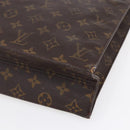 LOUIS VUITTON Monogram Sac Plat Hand Bag M51140 LV Auth 154801-9
