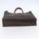 LOUIS VUITTON Monogram Sac Plat Hand Bag M51140 LV Auth 154801-5