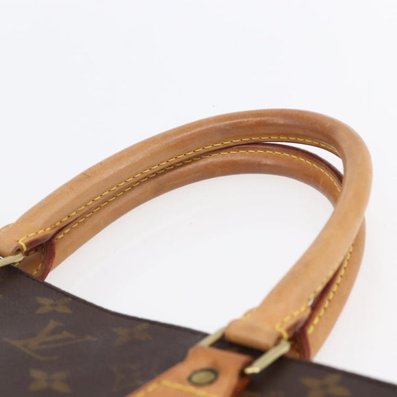 LOUIS VUITTON Monogram Sac Plat Hand Bag M51140 LV Auth 154802