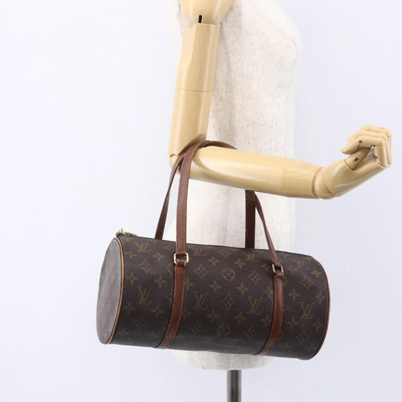 LOUIS VUITTON Monogram Papillon 30 Hand Bag M51385 LV Auth 154803