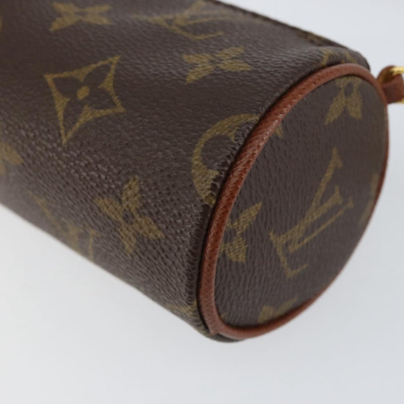 LOUIS VUITTON Monogram Papillon Pouch LV Auth 154804