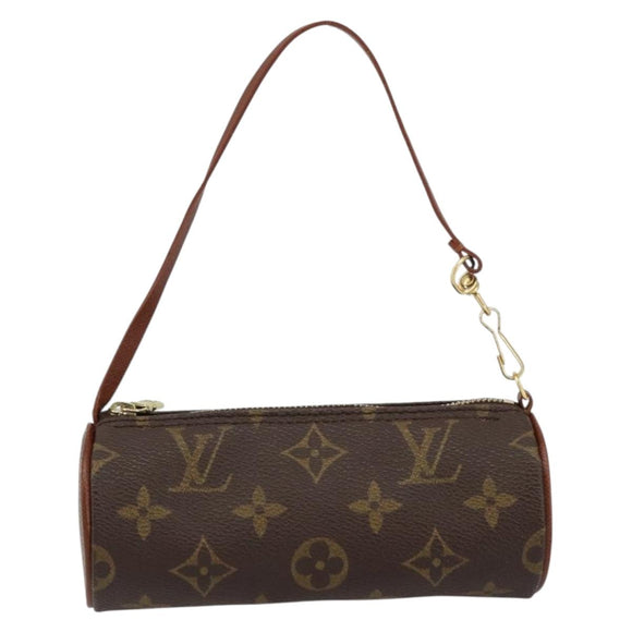 LOUIS VUITTON Monogram Papillon Pouch LV Auth 154804