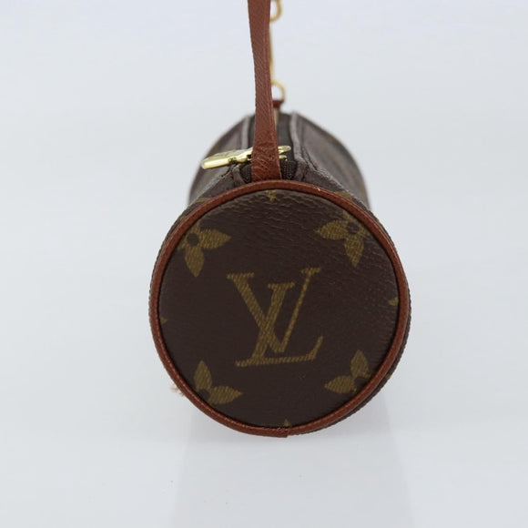 LOUIS VUITTON Monogram Papillon Pouch LV Auth 154804