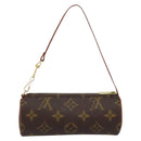 LOUIS VUITTON Monogram Papillon Pouch LV Auth 154806-2