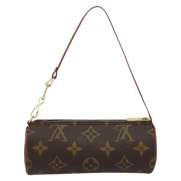 LOUIS VUITTON Monogram Papillon Pouch LV Auth 154806