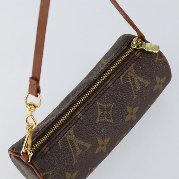 LOUIS VUITTON Monogram Papillon Pouch LV Auth 154806