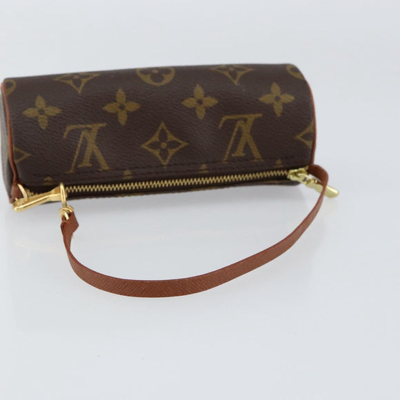 LOUIS VUITTON Monogram Papillon Pouch LV Auth 154806