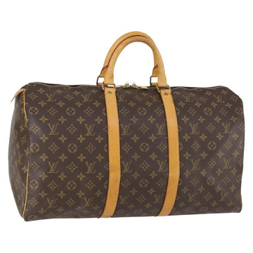 LOUIS VUITTON Monogram Keepall 50 Boston Bag M41426 LV Auth 154808