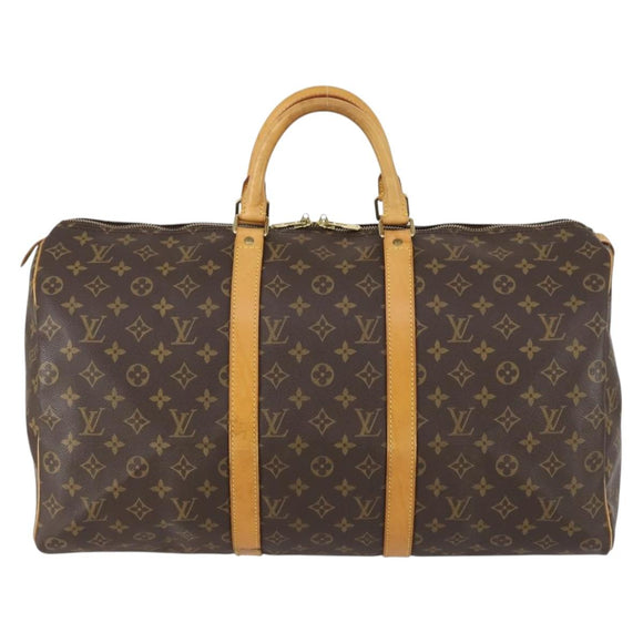 LOUIS VUITTON Monogram Keepall 50 Boston Bag M41426 LV Auth 154808