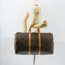 LOUIS VUITTON Monogram Keepall 50 Boston Bag M41426 LV Auth 154808-22