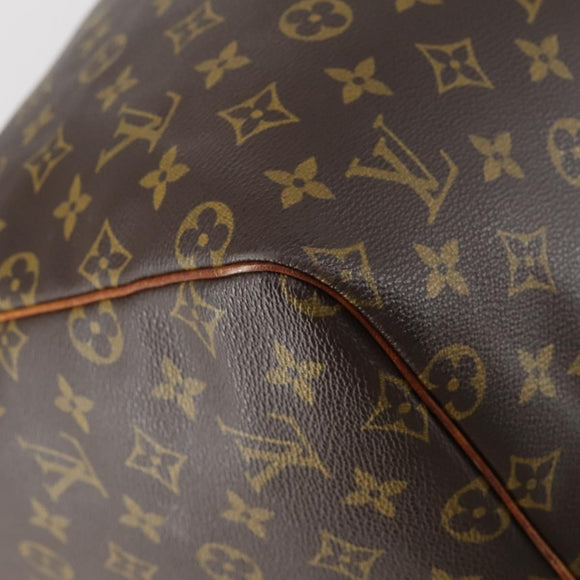 LOUIS VUITTON Monogram Keepall 55 Boston Bag M41424 LV Auth 154809