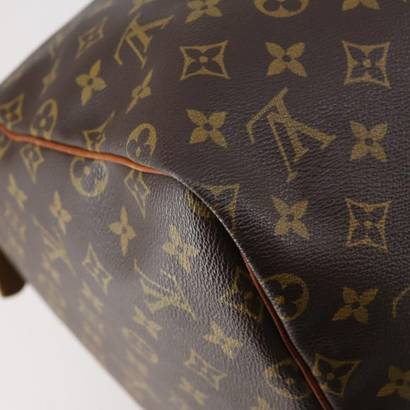 LOUIS VUITTON Monogram Keepall 55 Boston Bag M41424 LV Auth 154809