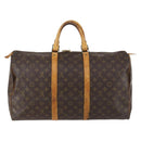 LOUIS VUITTON Monogram Keepall 50 Boston Bag M41426 LV Auth 154814-3