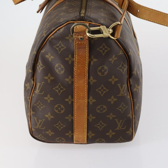 LOUIS VUITTON Monogram Keepall Bandouliere 45 Boston Bag M41418 LV Auth 154816