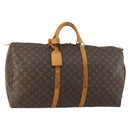 LOUIS VUITTON Monogram Keepall 60 Boston Bag M41422 LV Auth 154820-1