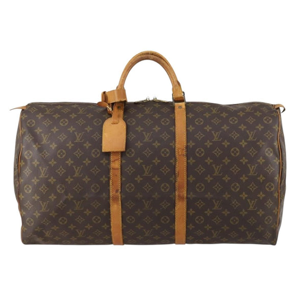 LOUIS VUITTON Monogram Keepall 60 Boston Bag M41422 LV Auth 154820