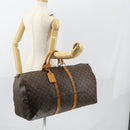 LOUIS VUITTON Monogram Keepall 60 Boston Bag M41422 LV Auth 154820-23