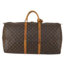 LOUIS VUITTON Monogram Keepall 60 Boston Bag M41422 LV Auth 154820-2