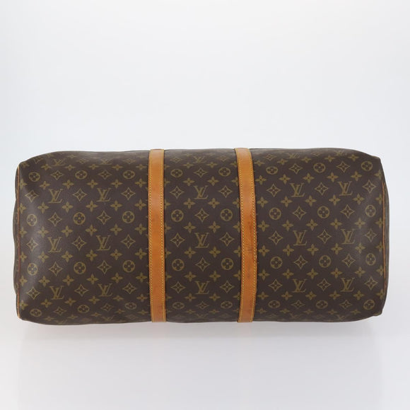 LOUIS VUITTON Monogram Keepall 60 Boston Bag M41422 LV Auth 154820