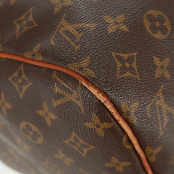 LOUIS VUITTON Monogram Sac Souple 35 Boston Bag M41626 LV Auth 154822