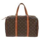 LOUIS VUITTON Monogram Sac Souple 35 Boston Bag M41626 LV Auth 154822-13