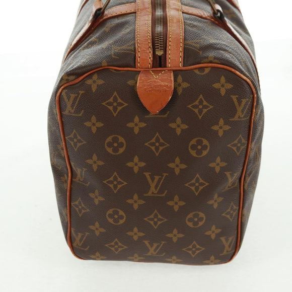 LOUIS VUITTON Monogram Sac Souple 35 Boston Bag M41626 LV Auth 154822