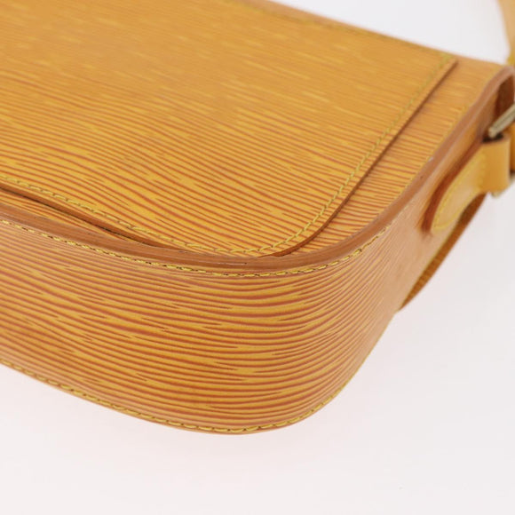 LOUIS VUITTON Epi Saint Cloud PM Shoulder Bag Yellow M52219 LV Auth 154823