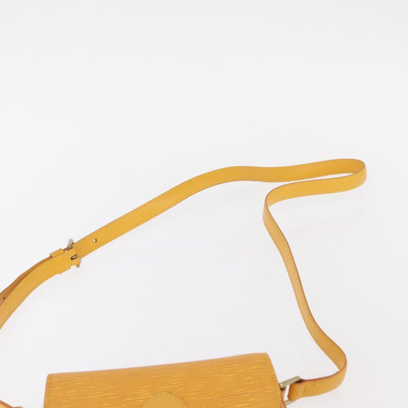 LOUIS VUITTON Epi Saint Cloud PM Shoulder Bag Yellow M52219 LV Auth 154823