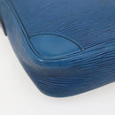LOUIS VUITTON Epi Danube Shoulder Bag Blue M45635 LV Auth 154824-11