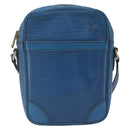 LOUIS VUITTON Epi Danube Shoulder Bag Blue M45635 LV Auth 154824-2