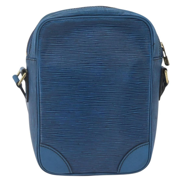 LOUIS VUITTON Epi Danube Shoulder Bag Blue M45635 LV Auth 154824