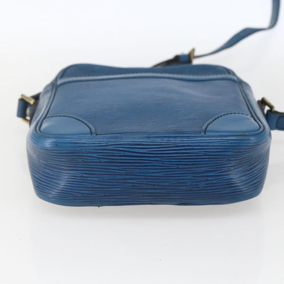 LOUIS VUITTON Epi Danube Shoulder Bag Blue M45635 LV Auth 154824