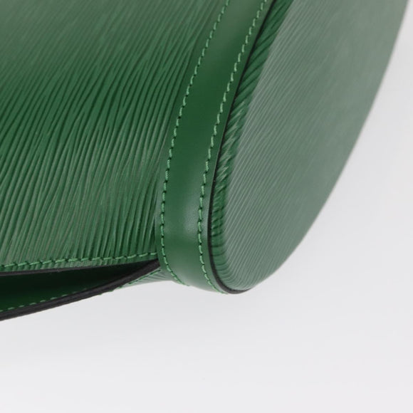LOUIS VUITTON Epi Saint Jacques Hand Bag Green M52274 LV Auth 154825