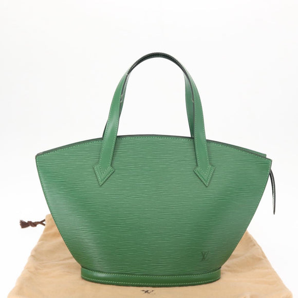 LOUIS VUITTON Epi Saint Jacques Hand Bag Green M52274 LV Auth 154825