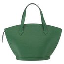 LOUIS VUITTON Epi Saint Jacques Hand Bag Green M52274 LV Auth 154825-3