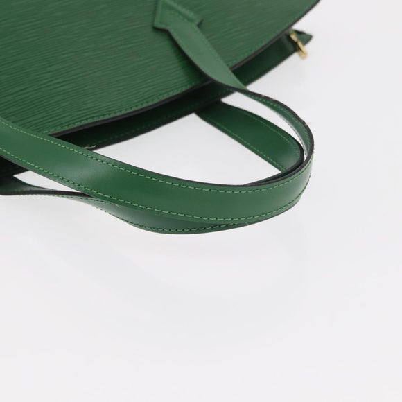 LOUIS VUITTON Epi Saint Jacques Hand Bag Green M52274 LV Auth 154825