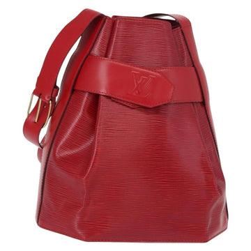 LOUIS VUITTON Epi Sac Depaule PM Shoulder Bag Red M80207 LV Auth 154826