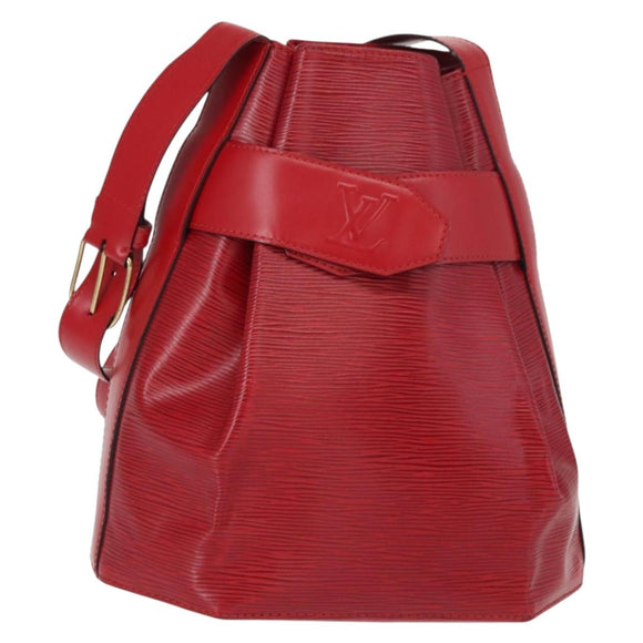 LOUIS VUITTON Epi Sac Depaule PM Shoulder Bag Red M80207 LV Auth 154826