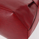 LOUIS VUITTON Epi Sac Depaule PM Shoulder Bag Red M80207 LV Auth 154826-14