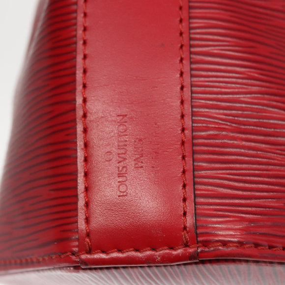 LOUIS VUITTON Epi Sac Depaule PM Shoulder Bag Red M80207 LV Auth 154826