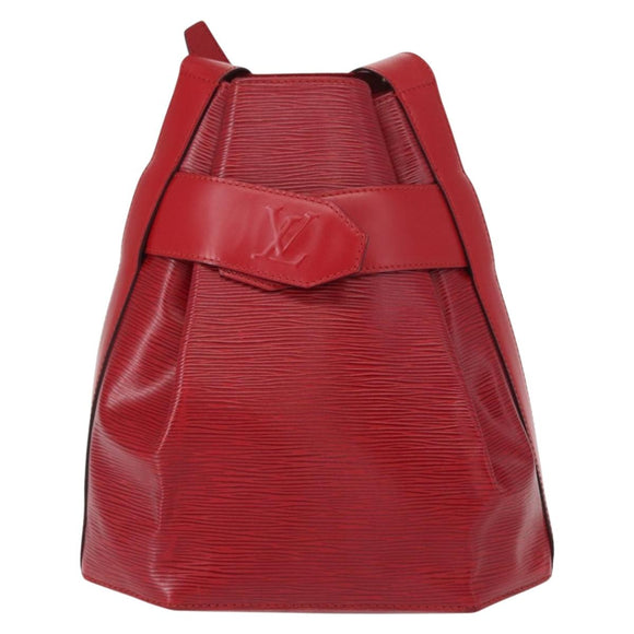 LOUIS VUITTON Epi Sac Depaule PM Shoulder Bag Red M80207 LV Auth 154826