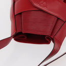 LOUIS VUITTON Epi Sac Depaule PM Shoulder Bag Red M80207 LV Auth 154826-6