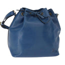 LOUIS VUITTON Epi Petit Noe Shoulder Bag Blue M44105 LV Auth 154827-1