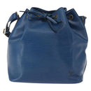 LOUIS VUITTON Epi Petit Noe Shoulder Bag Blue M44105 LV Auth 154827-13