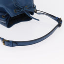 LOUIS VUITTON Epi Petit Noe Shoulder Bag Blue M44105 LV Auth 154827-9