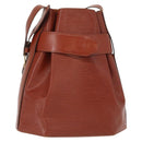 LOUIS VUITTON Epi Sac de Paul PM Shoulder Bag Brown M80203 LV Auth 154830-1