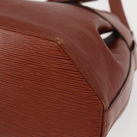 LOUIS VUITTON Epi Sac de Paul PM Shoulder Bag Brown M80203 LV Auth 154830