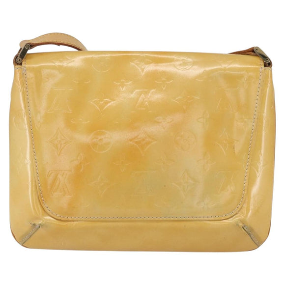 LOUIS VUITTON Monogram Vernis Thompson Street Bag Gris M91008 LV Auth 154836