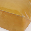 LOUIS VUITTON Monogram Vernis Reade MM Hand Bag Beige M91141 LV Auth 154837-9
